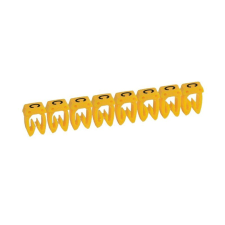 Маркер каб. 0.15-0.5кв.мм CAB3 "C" черн. на желт. фоне (уп.300шт) Leg 038112