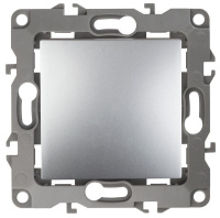 Кнопка 10АХ-250В 12 алюм. 12-1111-03 ЭРА Б0047832