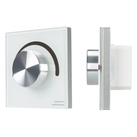 Панель SMART-P90-DIM-G-IN White 230В Rotary 2.4G IP20 пластик  028424
