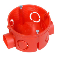 Коробка установочная СП 80-0500С безгалогенная (HF) 68х42 с саморезами  80-0500С