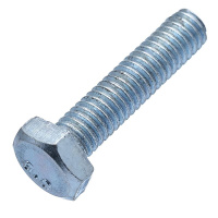 Болт М16х40 DIN 933 класс прочн. 8.8 цинк (уп.25кг)  16040933881