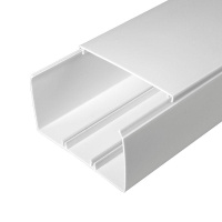 Кабель-канал 100х60 L2000 с двойн. замком бел.  PR.0610061