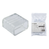 Зажим изолирующий UCW-Q220 K12 CLEAR 025 POLYBAG (заглушка) для светодиодной ленты 5050 12-14мм прозр. (уп.25шт)  10974