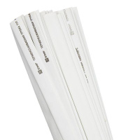 Трубка термоусадочная ТУТ нг 16/8 бел. 1м (уп.50м) PROxima  tut-16-w-1m