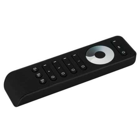 Пульт SMART-R33-DIM Black (4 зоны 2.4G) (IP20 пластик)  025030