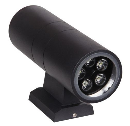 Светильник светодиодный архитектурный PWL-26090/30D 2х5Вт 6500К BL IP65 фасадный исполнение двухсторон. черн. Pro  1018618B