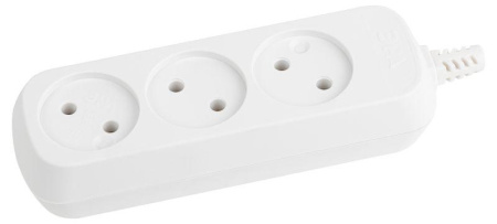 Колодка удлинителя 3-м без заземл. KX-3  Б0028331