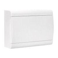 Щит ЩРН-П-12 IP41 бел. дверца (пром. упак.) Basic  pb-n-12w-bas
