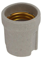 Патрон E27 подвесной керамика бел. (х50) (50/400/5600)  Б0043694