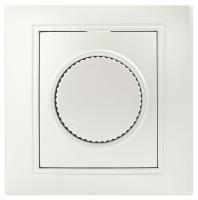 Светорегулятор СП Plano 1-401-06 поворотный 600Вт 230В IP20 перламутр  Б0053939