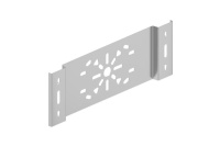 Пластина монтажная горизонт. S=1.2мм гор.оцинк  PM.V.1200.HDZ