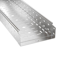 Лоток перфорированный 80х500х3000 толщ. 2мм алюм.  APH30850