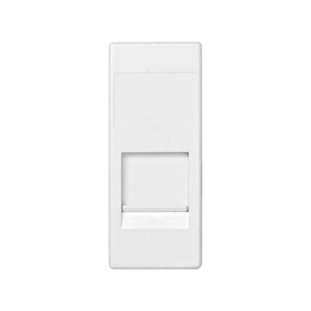 Адаптер на 1 RJ45(12) коннектор 75528; 75540; 75541; 75544-39 узкий защ. шторки 82 Centralizations бел. 82585-60