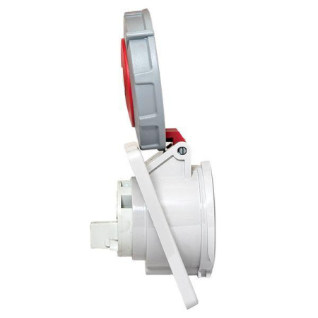 Розетка стационарная внутренняя угловая 4152 3Р+РЕ+N 16А 380В IP67 PROxima  ps-4152-16-380