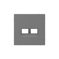 Накладка двойная ArtGallery для информационных функций типа Keystone карбон SE GAL001090