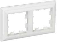 Рамка 2-м BRITE РУ-2-Бр бел./бел.  BR-M22-12-K01