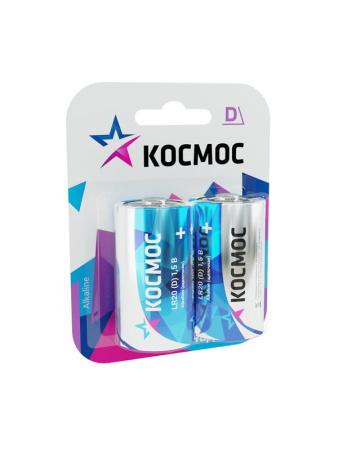 Элемент питания алкалиновый D/LR20 Максимум BP2 (блист.2шт)  KOCLR20MAX2BL