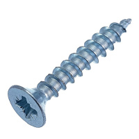 Саморез универсальный 4.5х40 потай бел. цинк (уп.11шт) европодвес  2151261 Саморез универсальный 4.5х40 потай бел. цинк (уп.11шт) европодвес  2151261