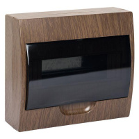 Щит ЩРН-П-10 IP41 темное дерево PROxima  pb40-n-10-dark