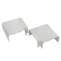 Поворот на 90град. 105х50 C-Line бел. (уп.2шт)  abw-105-50x2