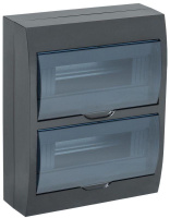 Корпус ЩРН-П-24 Krepta 3 IP41 навесной пластик. черн.  MKP12-N-24-41-K02