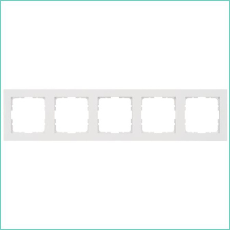 Рамка 5-м G-Classic бел. глянцевый  G1005W
