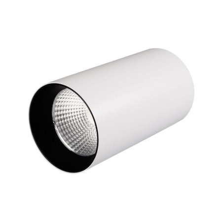Светильник накладной SP-POLO-R85-1-15W Day White 40deg (White Black Ring) (IP20 металл)  022939