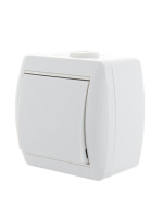Выключатель 1-кл. ОП Nata 10А IP20 бел.  710-0200-100
