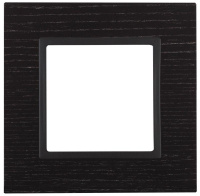 Рамка 1-м 14-5301-05 дерево Elegance черн. дерево+антрацит ЭРА Б0034565