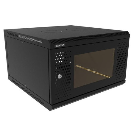Шкаф настенный телекоммуникационный ТВС-6U-600-600-С+П-9006  05-2069-B