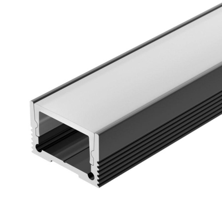 Профиль SL-SLIM20-H13-2000 BLACK 2м алюм.  037112