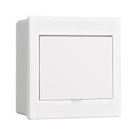 Корпус навесной дв. 1 ряд 6 мод. IP41 ЩРН-П пласт. бел. 31085DEK