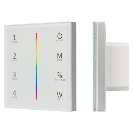 Панель Sens SMART-P22-RGBW White (12-24В 4х3А 2.4G) (IP20 пластик)  025168