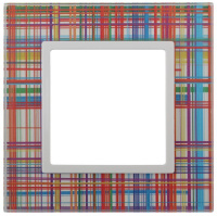 Рамка 1-м 14-5101-00 стекло Elegance прозр.+бел. ЭРА Б0034469