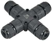 Коннектор кабельный герметичный WTP-108 3 PIN IP68  UWC10-X-024-3-68