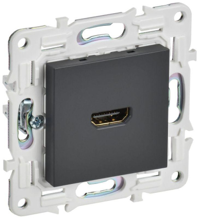 Розетка HDMI SKANDY SK-H01T титан  SK-H10-K48