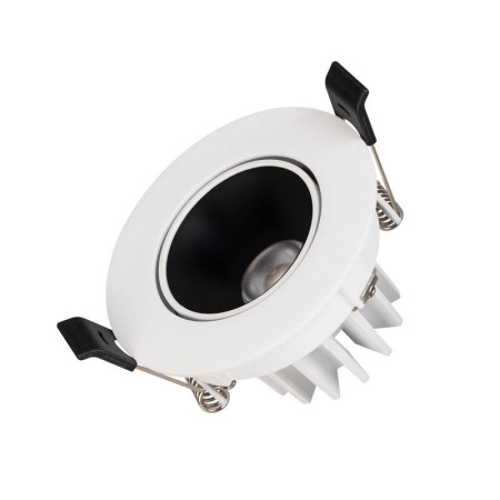 Светильник светодиодный MS-FORECAST-BUILT-TURN-R82-8W Warm3000 (WH-BK 32 deg 230В) IP20 металл  035448(1)