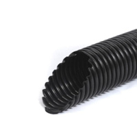 Труба гофрированная ПНД тяжелая d63мм с протяжкой черн. (уп.15м)  ГФ-1110063-015