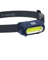 Фонарь аккумуляторный налобный 3Вт COB LED съемный Li-ion 18650 800мА.ч корпус ABS-пластик USB-шнур type C регулируемый эласт. ремешок  KOC514Lit Фонарь аккумуляторный налобный 3Вт COB LED съемный Li-ion 18650 800мА.ч корпус ABS-пластик USB-шнур type C регулируемый эласт. ремешок  KOC514Lit