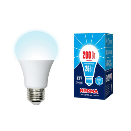 Лампа светодиодная LED-A70-25W/4000K/E27 /FR/NR Norma 25Вт матовая 4000К нейтр. бел. E27 (упак. картон)  UL-00004470