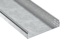 Лоток листовой неперфорированный ESCA 7 80х400 L2500 сталь 2.0мм HDZ  CLN10-080-400-200-D25-HDZ