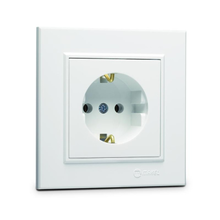 Розетка с/з (Керамика) СП Karea 16А IP20 бел.  56001008