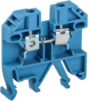 Клемма винтовая КВИ-2.5кв.мм синяя  YZN30-002-K07