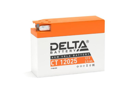 Аккумулятор стартерный 12В 2.5А.ч  CT 12025