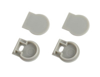 Набор заглушек 1520-3 для профиля  1520 2шт глухие 2шт с отверстием  Б0062799 Набор заглушек 1520-3 для профиля  1520 2шт глухие 2шт с отверстием  Б0062799