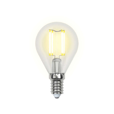Лампа светодиодная LED-G45-6Вт/NW/E14/CL PLS02WH картон  UL-00001371