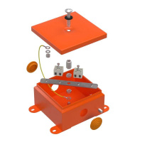 Коробка огнестойкая 110х110х65мм Е15-Е120 метал.  70-0360-FR2.5-4
