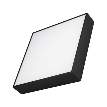 Светильник IM-QUADRO-EMERGENCY-3H-S350x350-33W Day4000 (BK 120 deg 230В) (IP40 металл)  041011