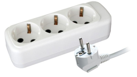 Удлинитель 3х5м с заземл. 10А IP20 SR 3х5-Z УХз10-103 2.2кВт ШВВП  12425