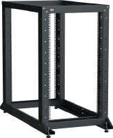 Стойка 2-рамная 52U 600х600-1000мм черн. LINEA F  LF05-52U61-2GM